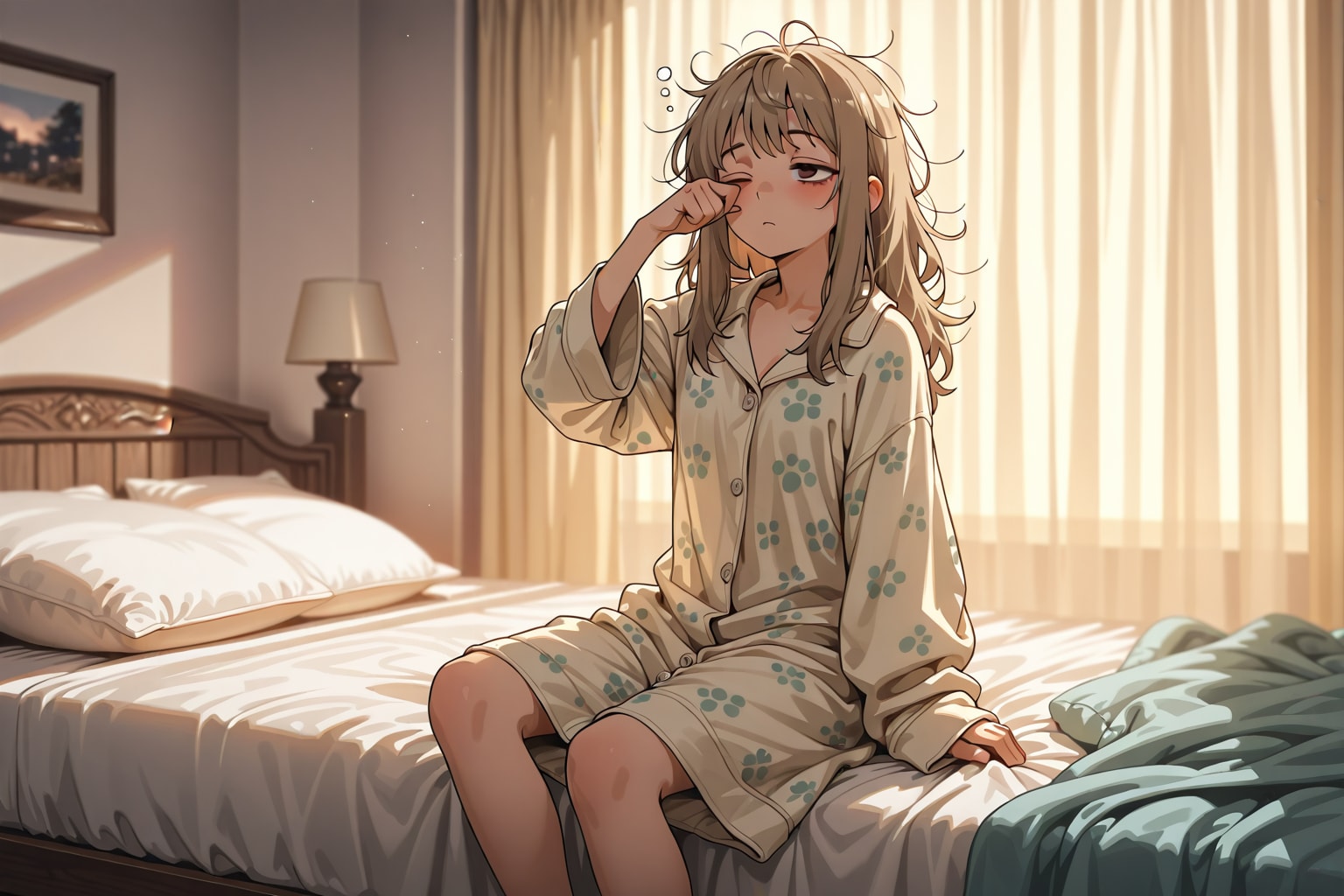 まだ　眠いのです | の人気AIイラスト・グラビア