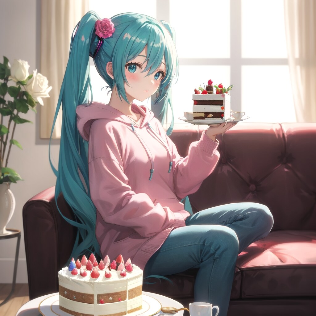 ケーキの時間 | の人気AIイラスト・グラビア