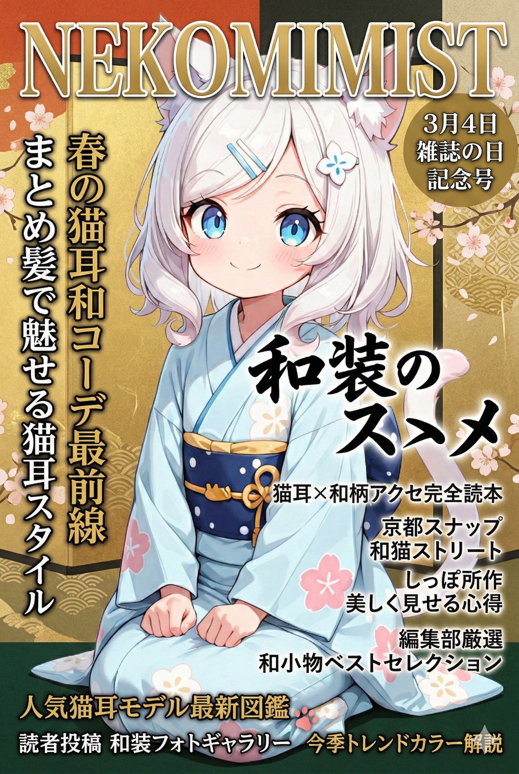 ３月４日は雑誌の日 | の人気AIイラスト・グラビア