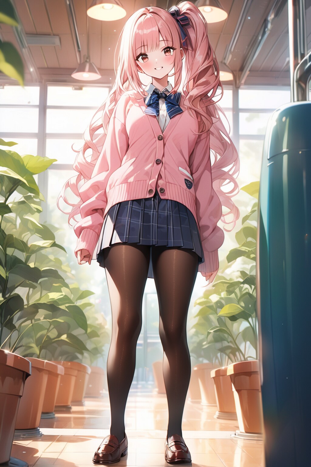 下からなに見てるの？ | の人気AIイラスト・グラビア