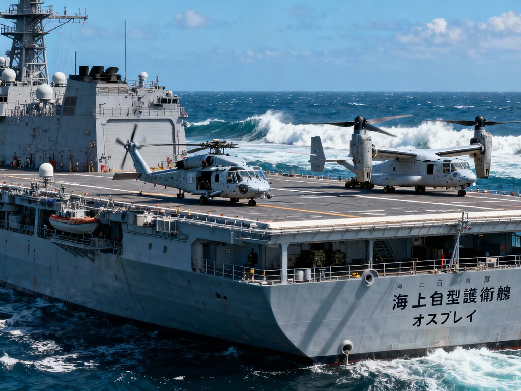 海自護衛艦、オスプレイ