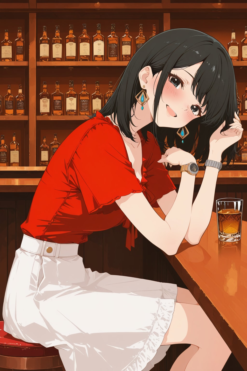 woman at bar 37