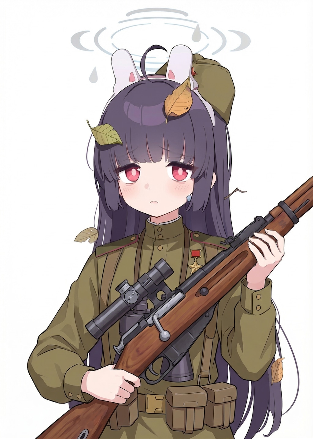 赤軍狙撃手装備の霞沢ミユ