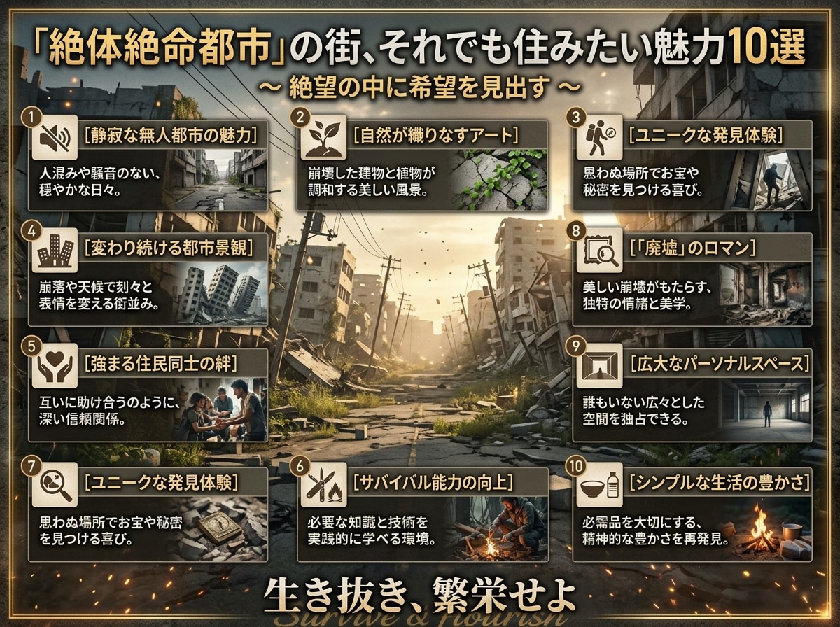 ドキドキ体験のできる都市