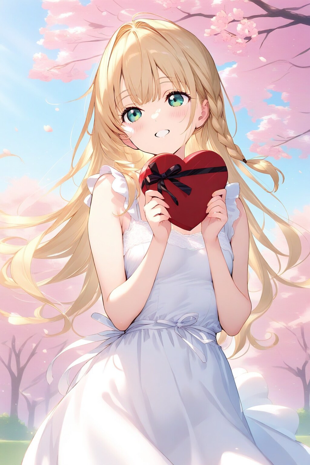 春の恋、桜の下の愛 | の人気AIイラスト・グラビア