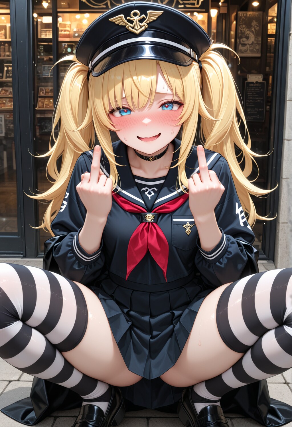 エロ蹲踞