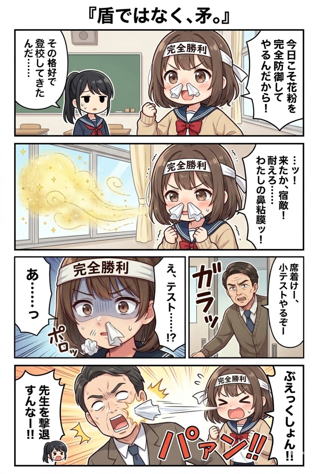 『盾ではなく、矛。』