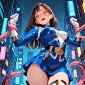 ブルーパワーレンジャー触手に捕まる 7枚目