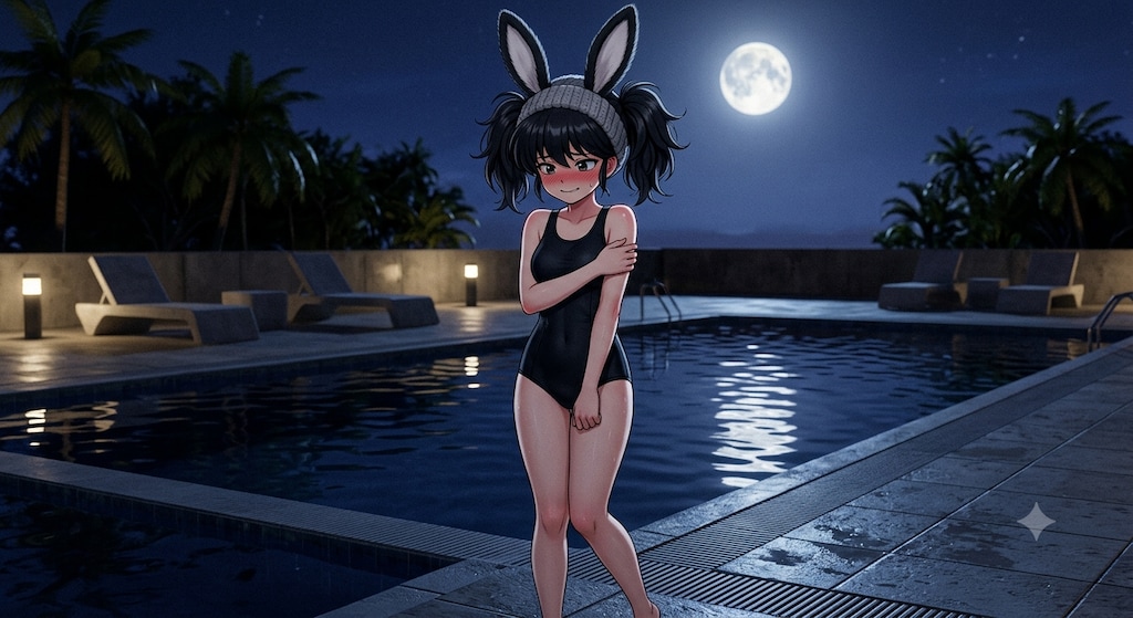 Gemini版スク水バニーガールらんま！