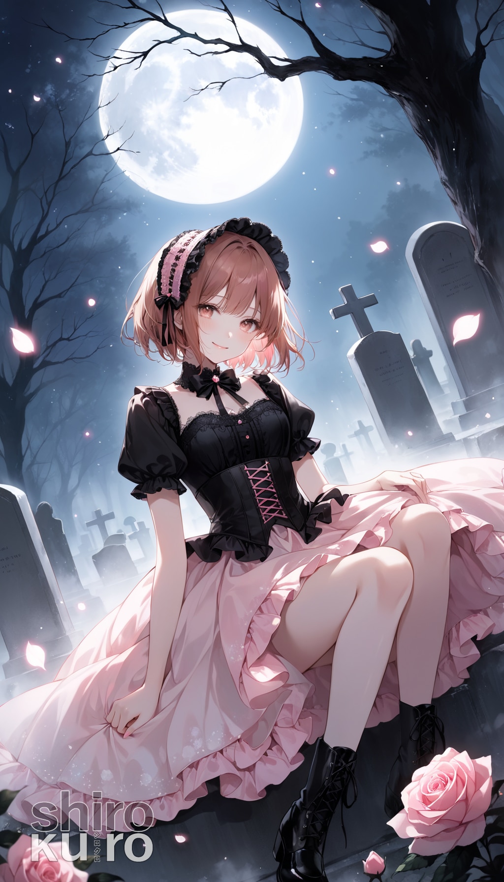 静寂の墓地とロリータの微笑み