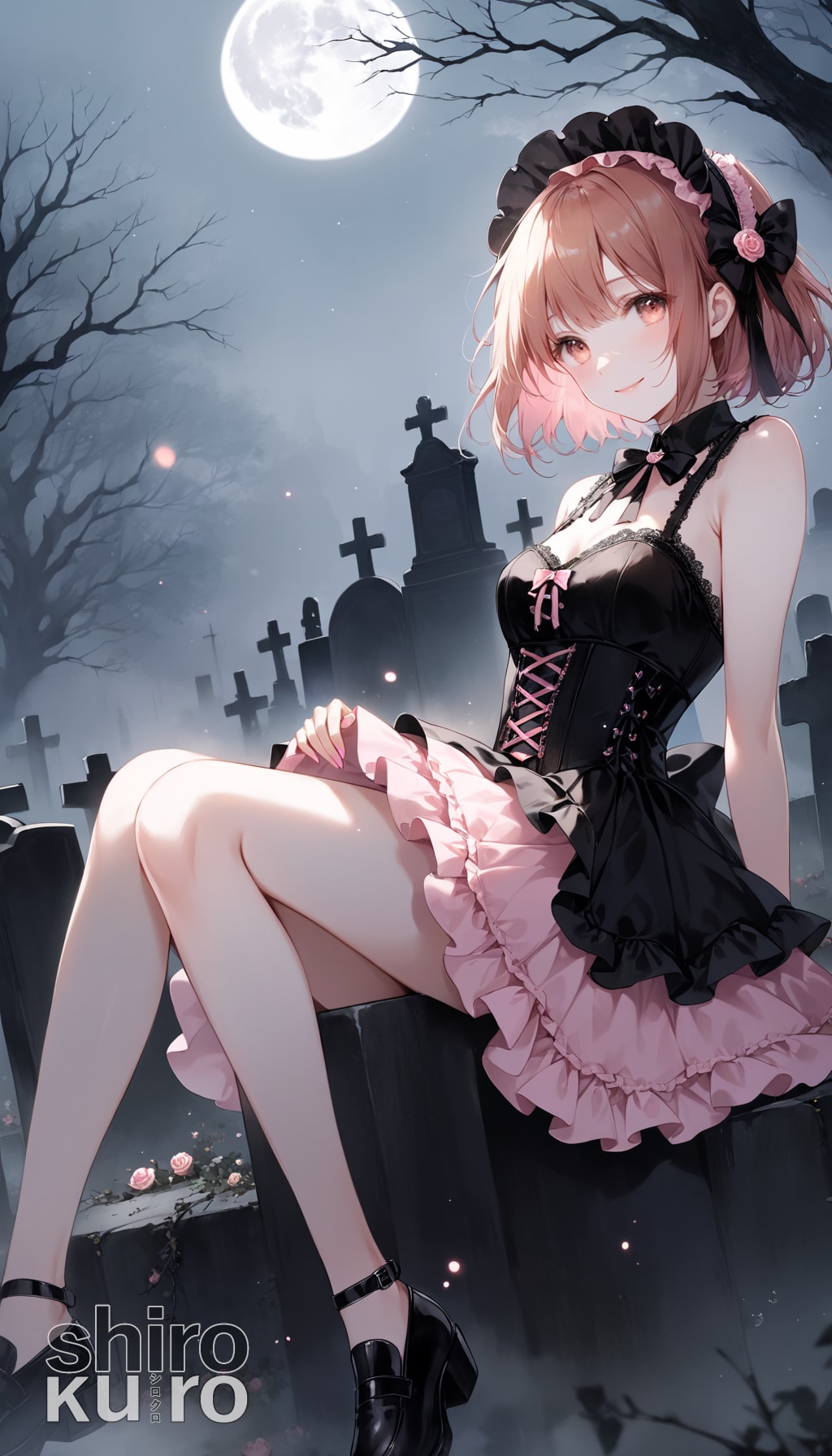 静寂の墓地とロリータの微笑み