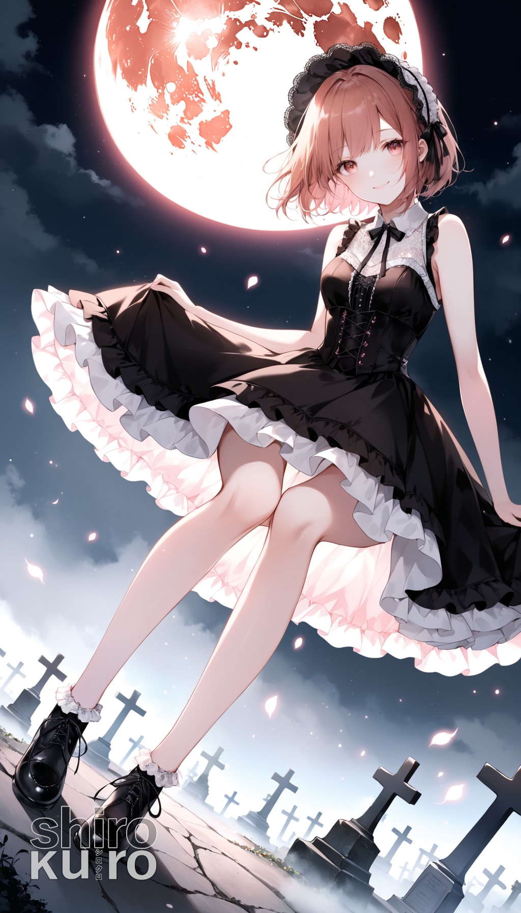 静寂の墓地とロリータの微笑み