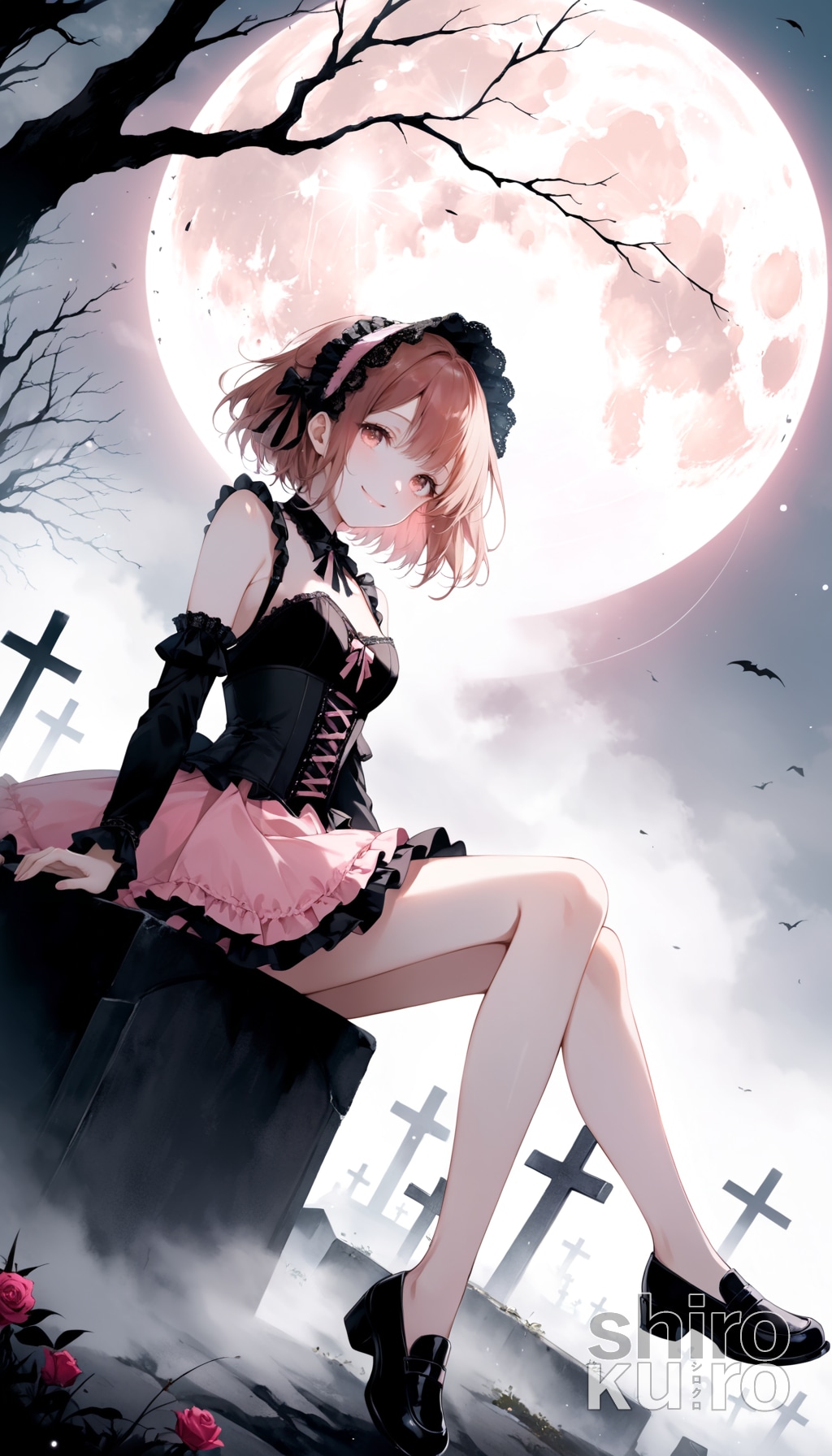 静寂の墓地とロリータの微笑み