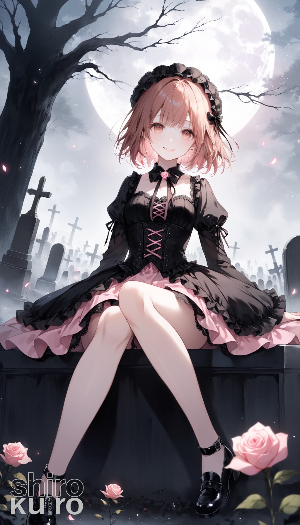 静寂の墓地とロリータの微笑み