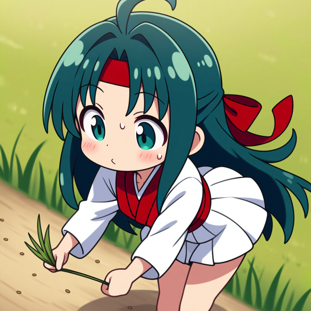 農作業ちび日輪