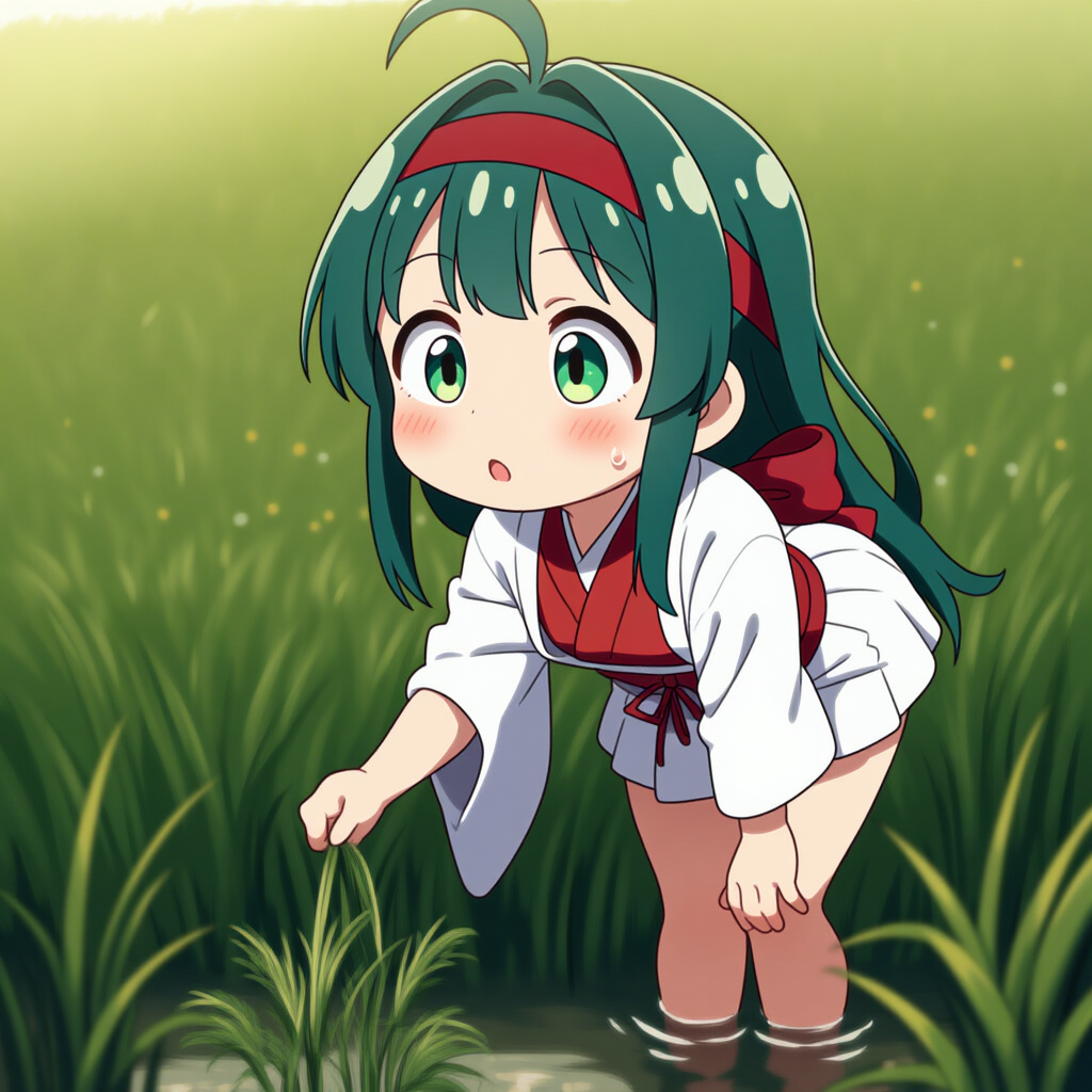 農作業ちび日輪