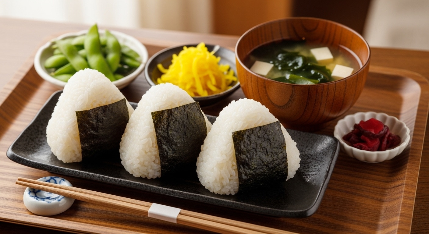 摩訶不思議食堂のおむすび定食 | の人気AIイラスト・グラビア