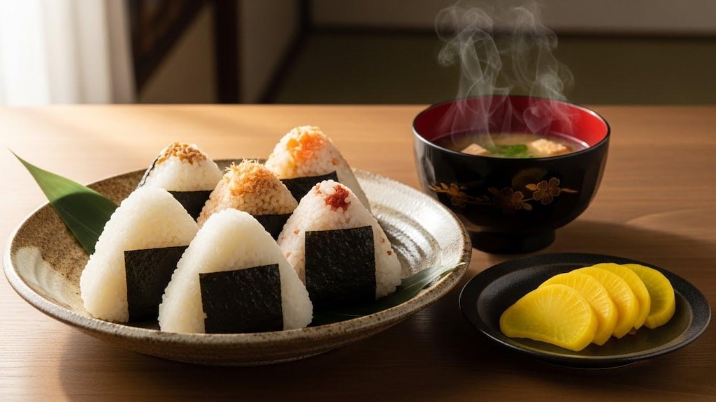 摩訶不思議食堂のおむすび定食