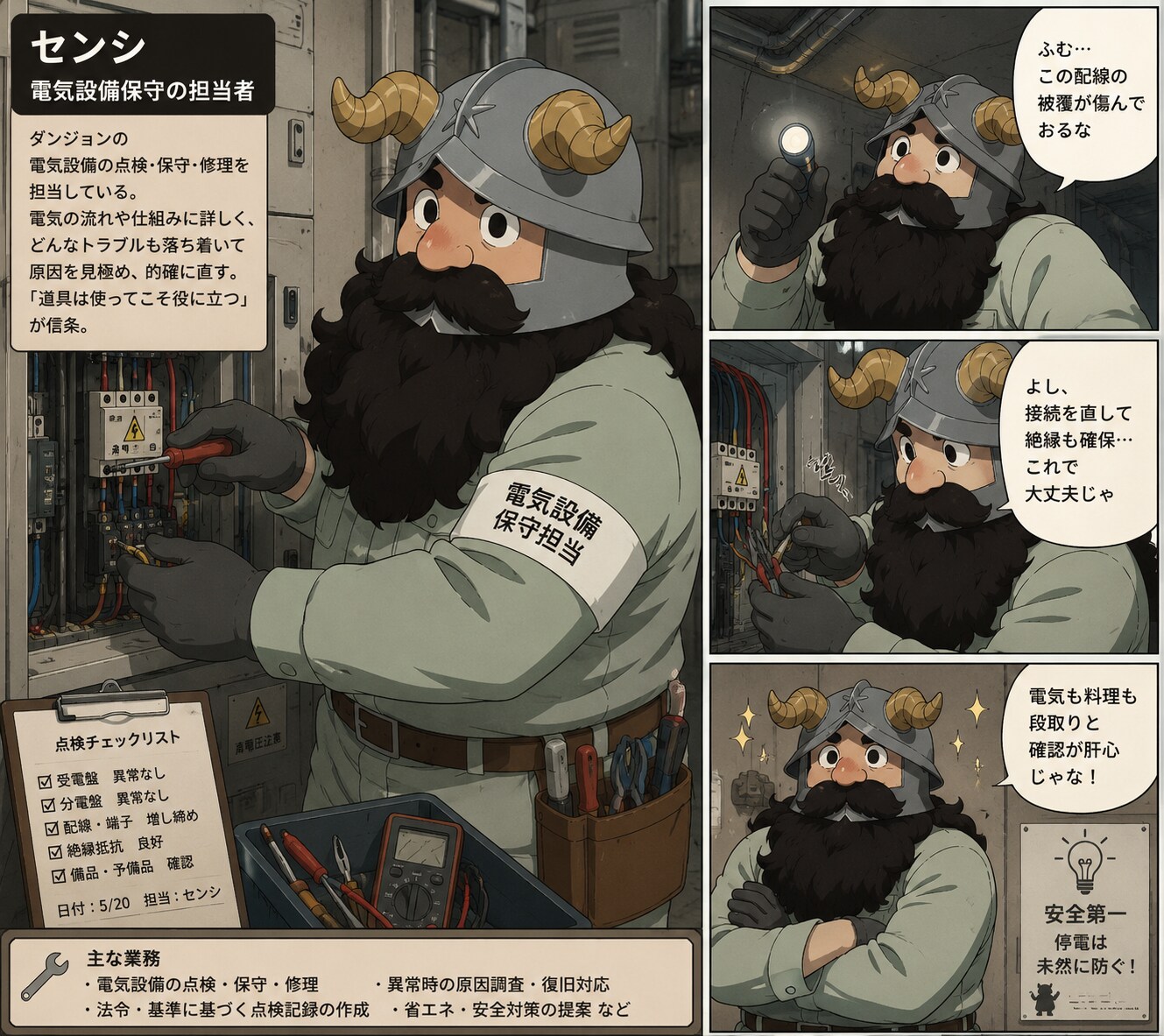 電設のセンシ