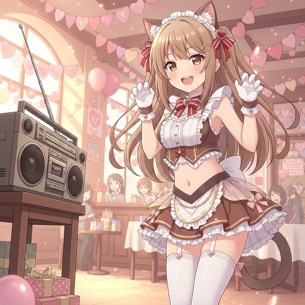 茶ツイにゃん。バレンタインメイド