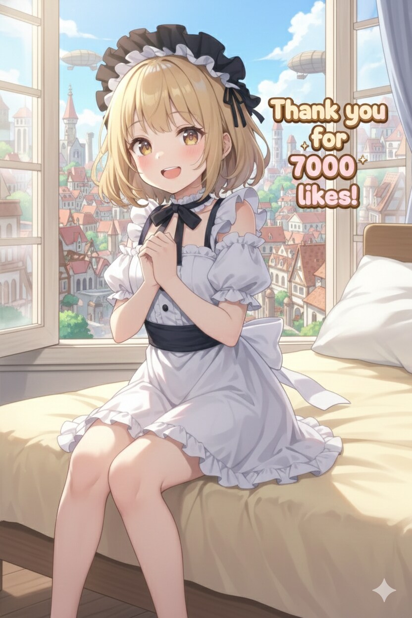 7000のいいねをくださったみなさんに！