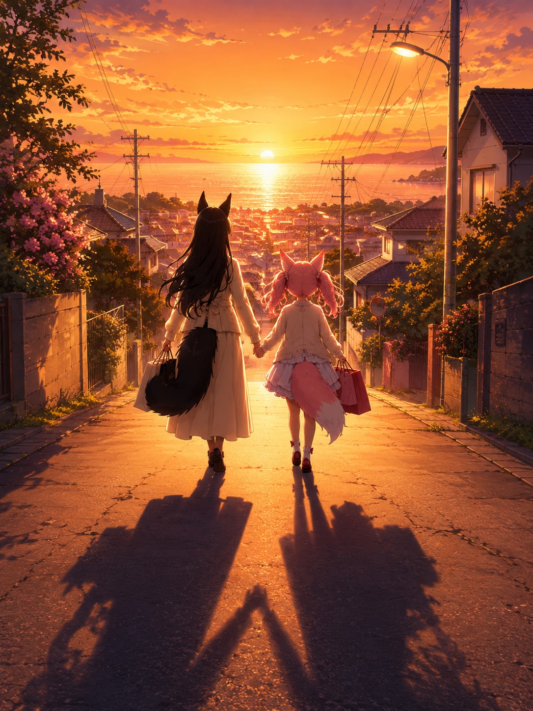 夕暮れの帰り道