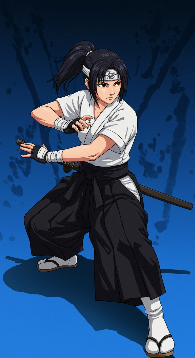 和装武闘派女探偵　（ImageFX土産）