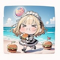 🇺🇸🍔やる気高め系おバーガーの王様🍔🇺🇸〜メイドちゃん in マイアミ～ 6枚目