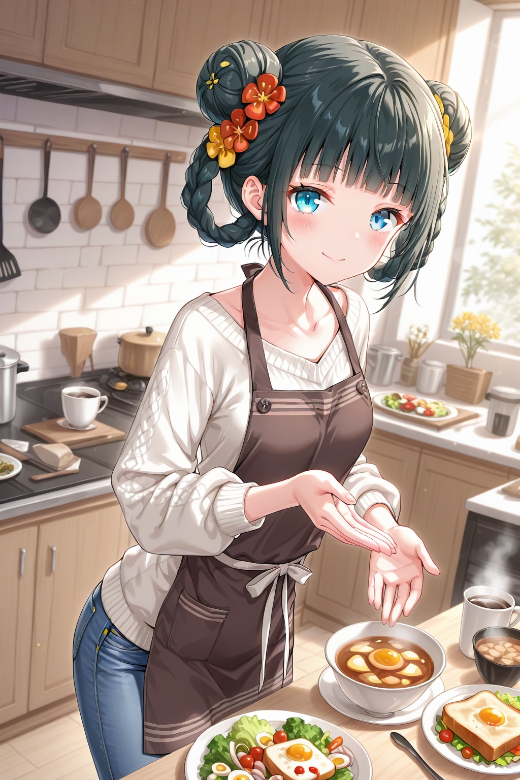 おだんごちゃん🍡✨と朝ごはん🍚✨　12/4