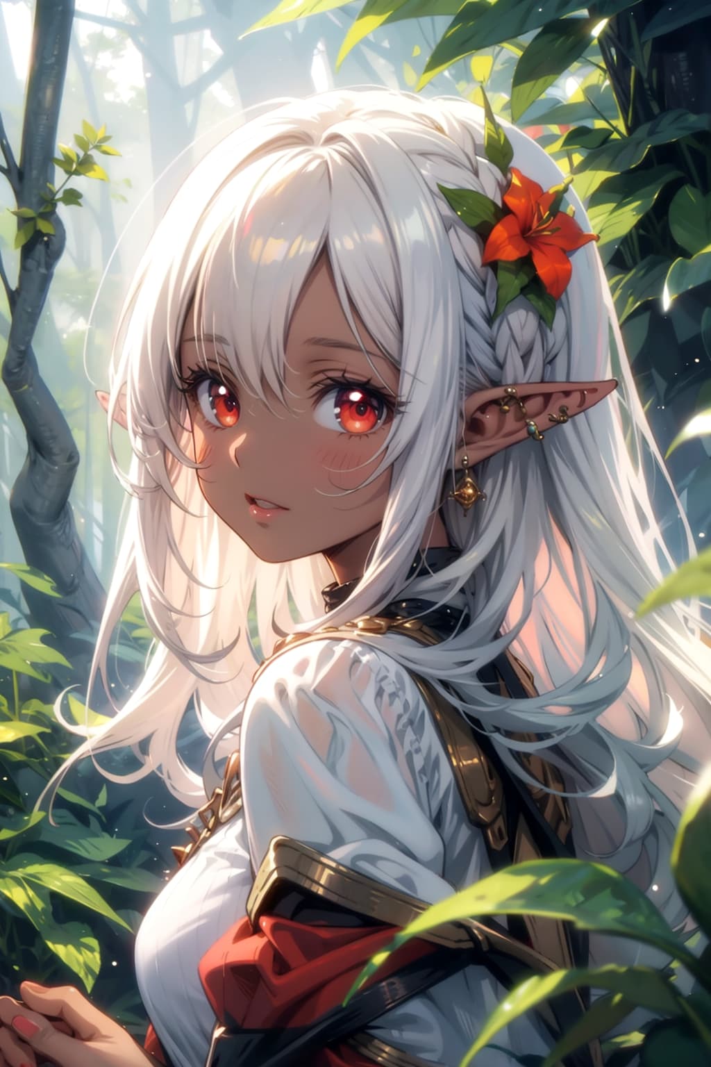 美少女ダークエルフ | の人気AIイラスト・グラビア