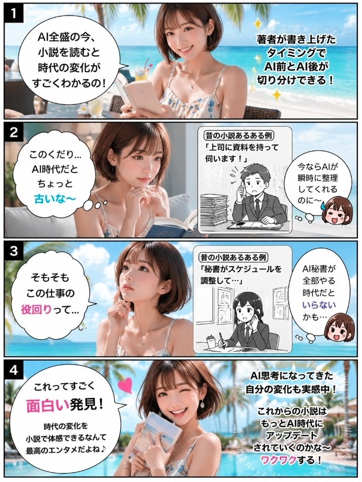 AI前とAI後、小説編！