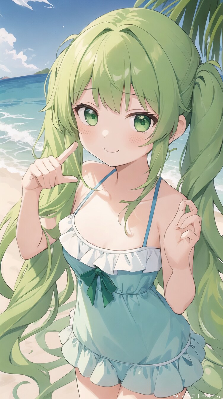 水着のミクさん
