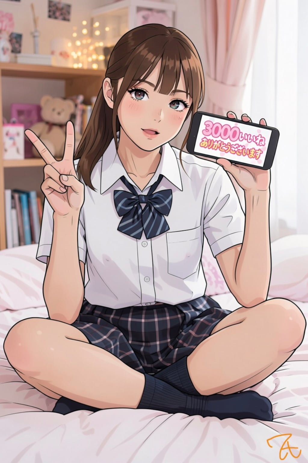 3000いいね到達記念