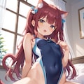 水着猫耳ちゃん 3枚目