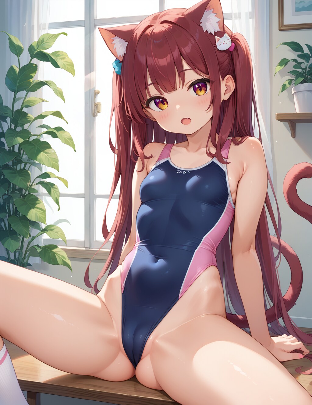 水着猫耳ちゃん