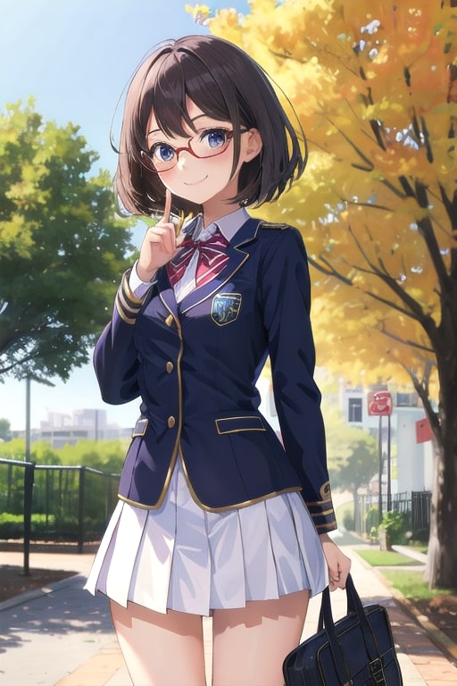 女子高生 | の人気AIイラスト・グラビア