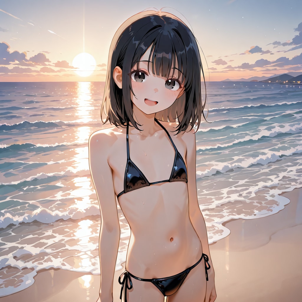 貧乳マイクロビキニ
