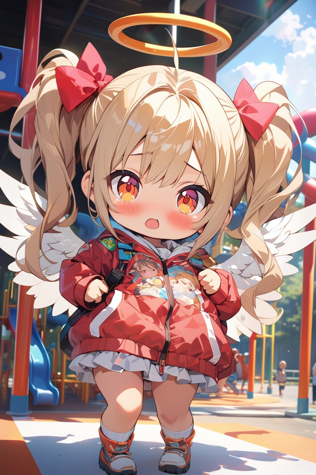 ちび天使ちゃんは遊びたい