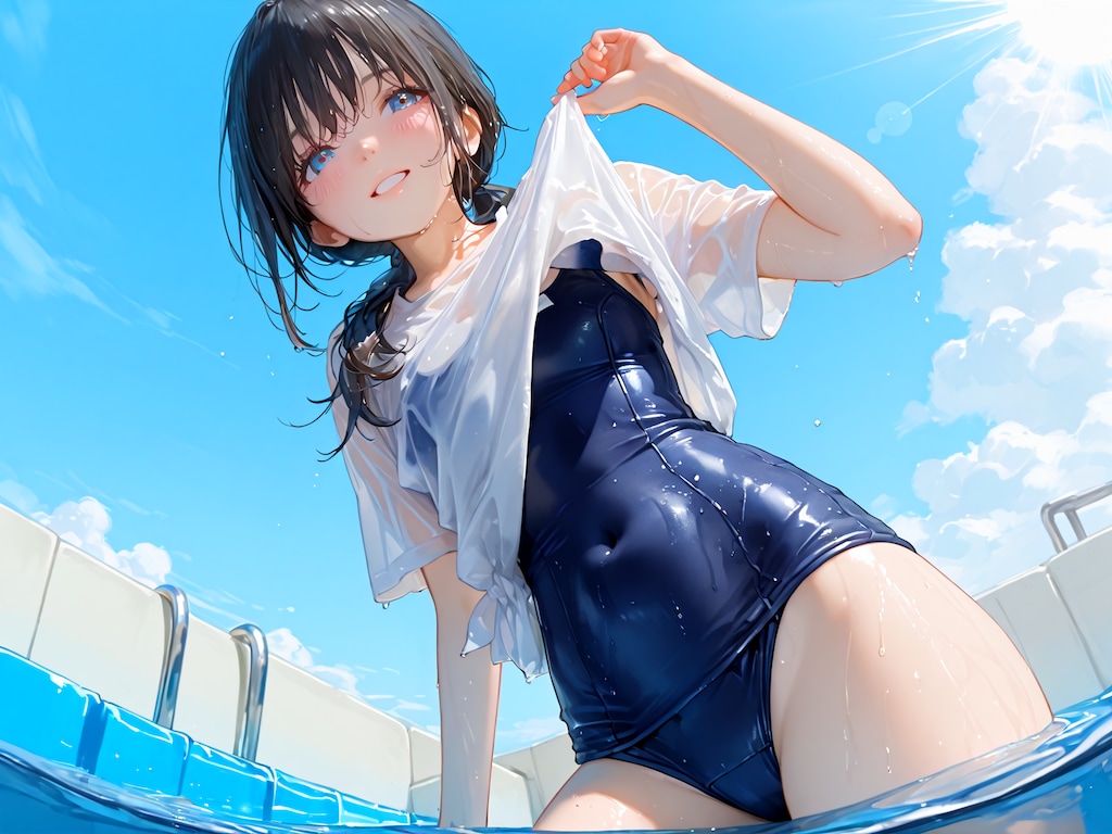 プールサイド