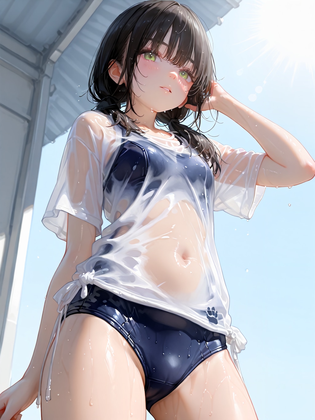 プールサイド