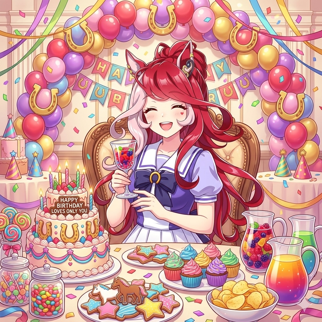 お誕生日のウマ娘🎂 | の人気AIイラスト・グラビア