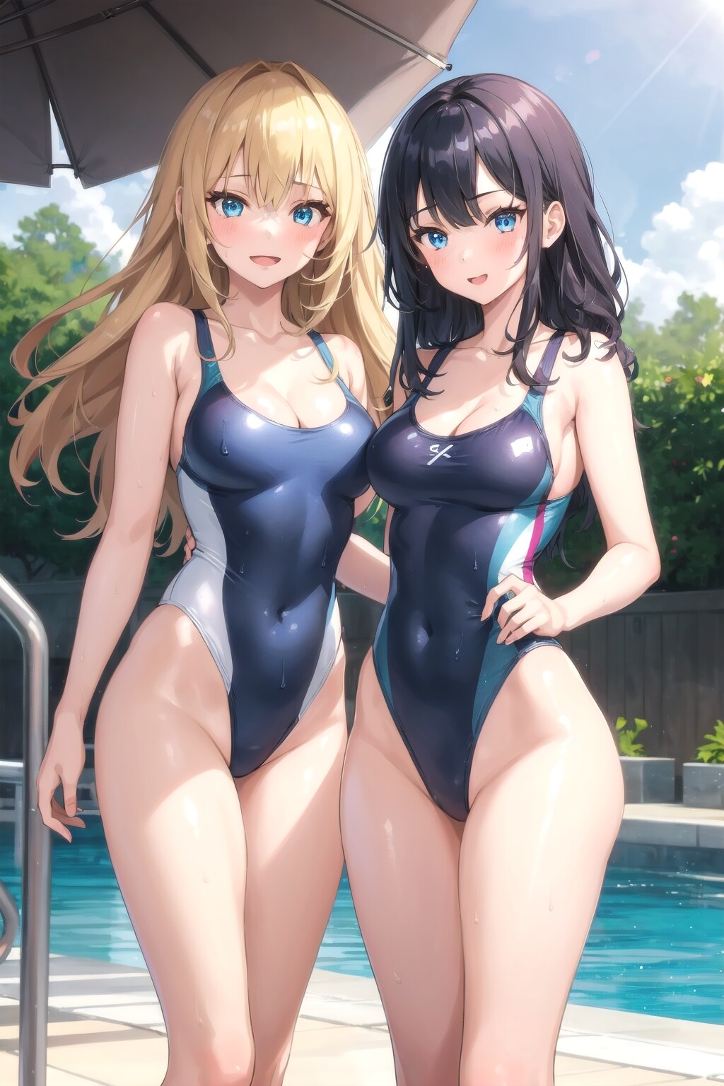 競泳水着とスクール水着