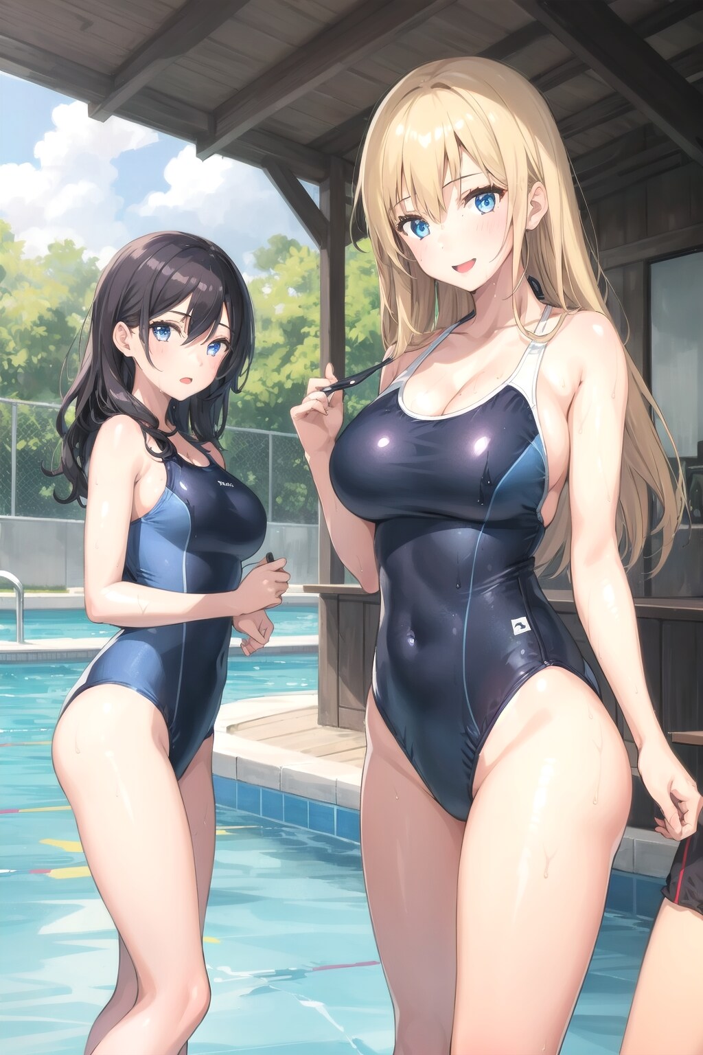 競泳水着とスクール水着