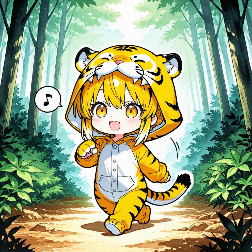 冒険する虎娘ちゃん | の人気AIイラスト・グラビア