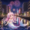 花火と人魚 3枚目