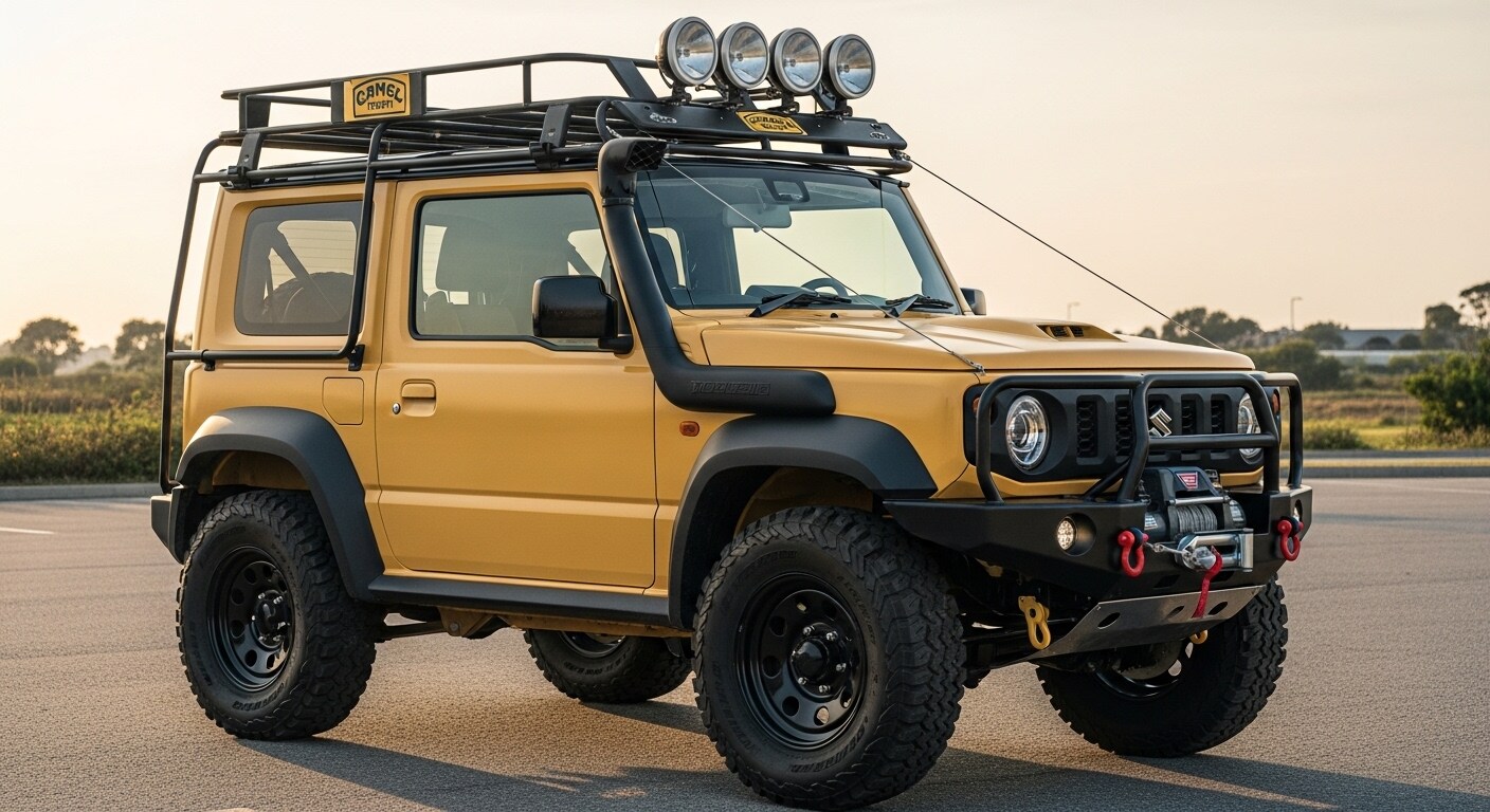 ジムニーキャメルトロフィー仕様 | の人気AIイラスト・グラビア