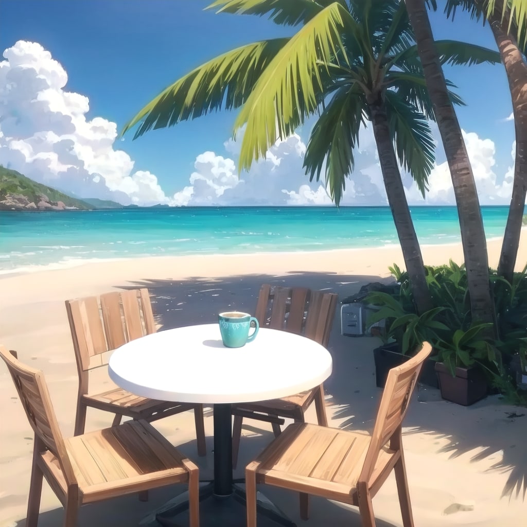 オープンカフェ | の人気AIイラスト・グラビア