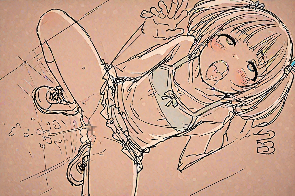 [12枚]【シンプル＆裸婦 企画参加作品】「はやくぅ！はやくださせてぇ!!!」 「・・・よし。いいぞ」 「きもちぃいいいいいいいいいい♥」（ロリっ子大集合・大人向け４９０）