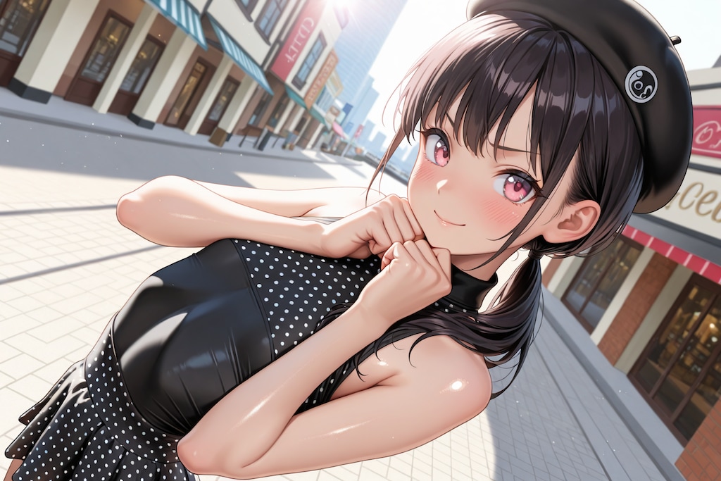 【本日の板野ちゃん】「いぇい♪　ドット柄可愛いでしょ♡」