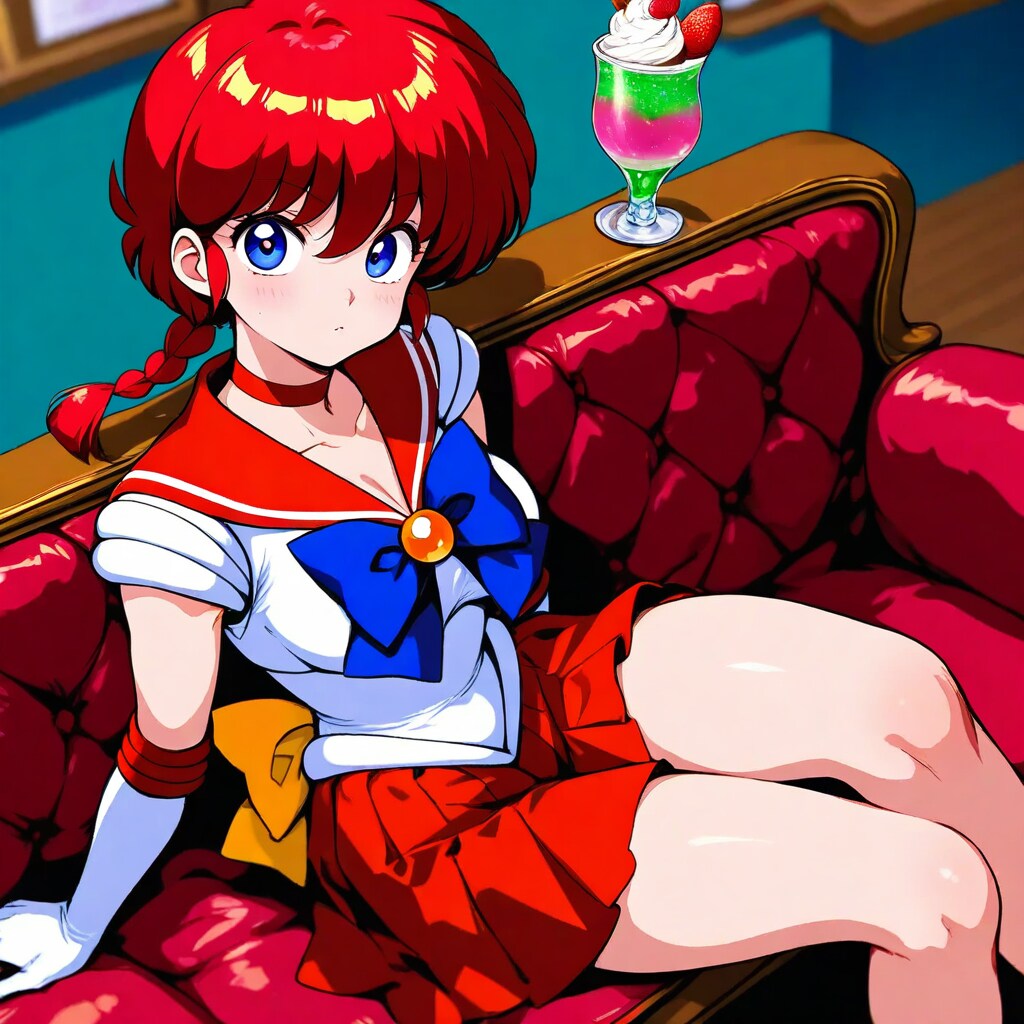 美少女戦士セーラーマーズF打ち合わせ光景